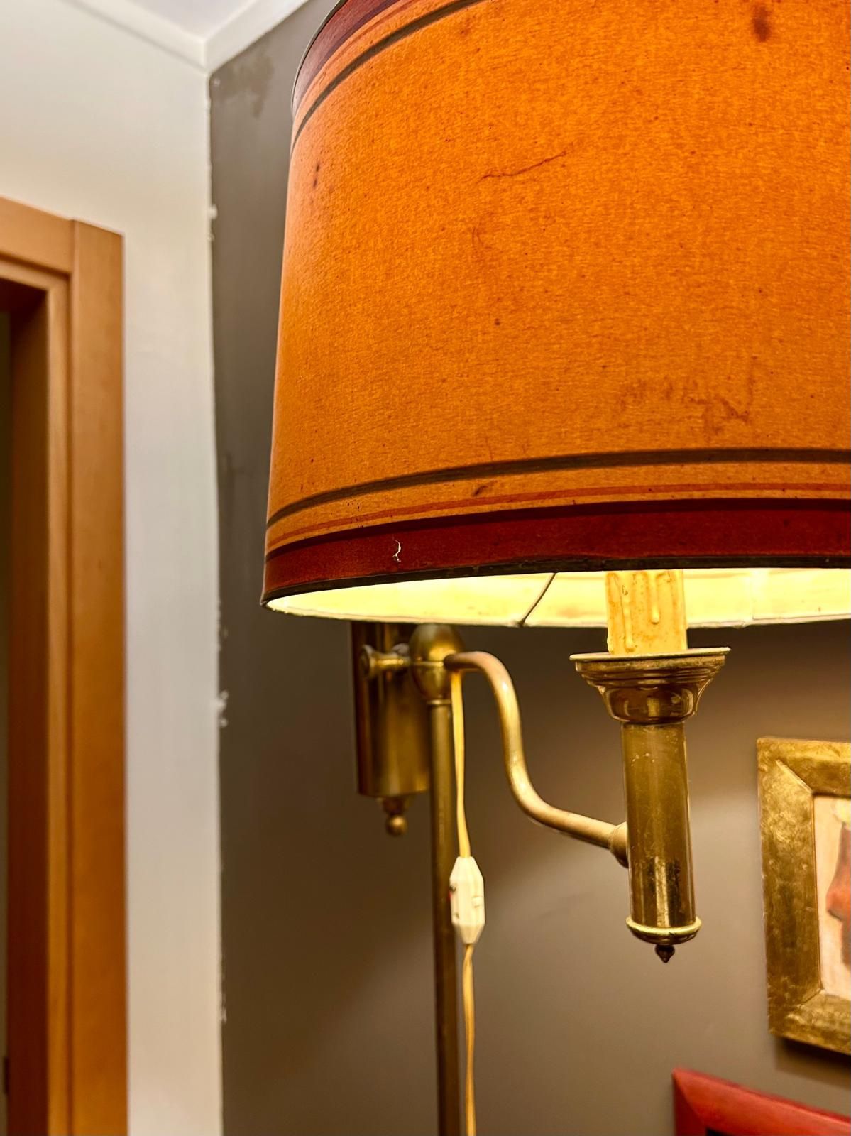 Candeeiro de pé 1960 dourado