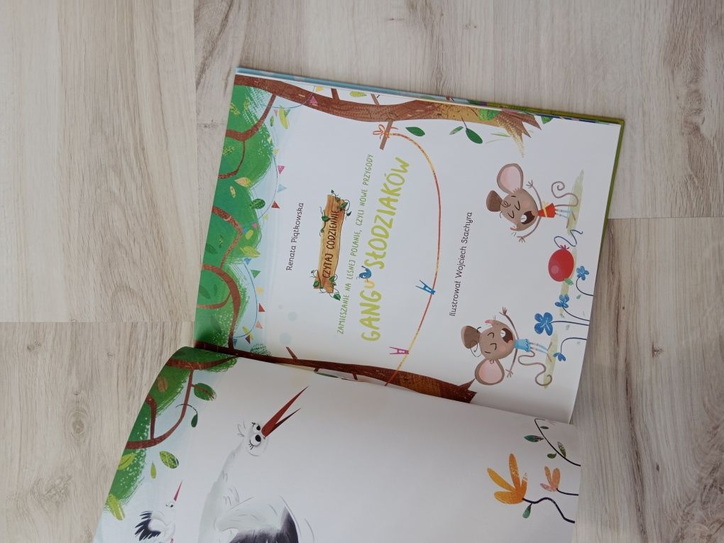 Gang słodziaków książka z ilustracjami dla dzieci