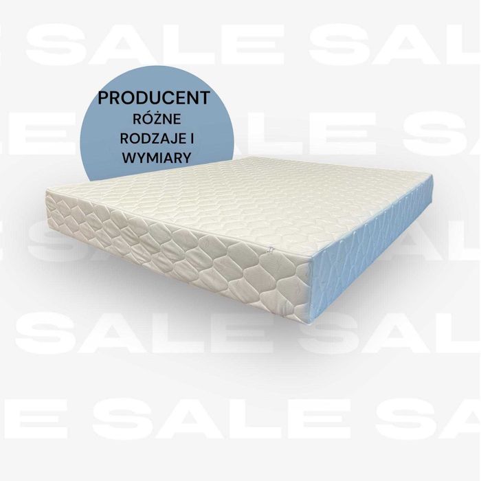 Nowy materac z pianki wysokoelastycznej 20x200x160 PROMOCJA