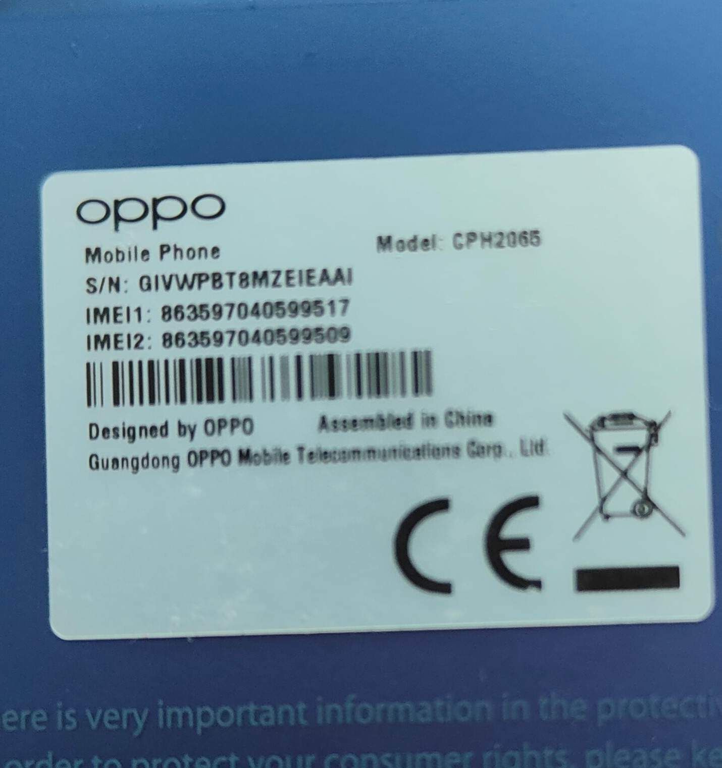 Telefon Oppo Reno4 Z