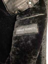 enrico ferretti винтаж натур пальто дубленка мужская кожа  р 52-54-56