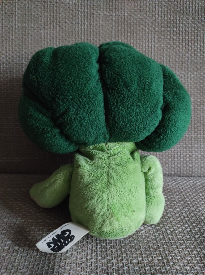 Maskotka zielony brokuł
