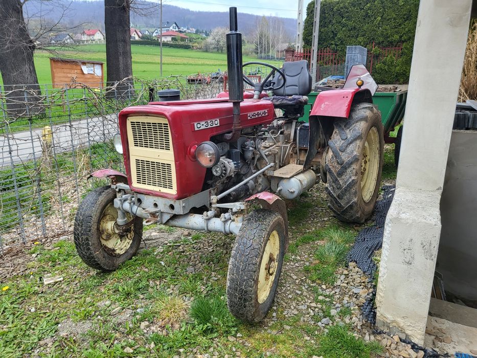 Ursus C330 traktor z przyczepka