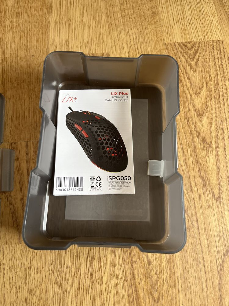 Mysz SPC Gear LIX Plus (SPG050) — sprawna, z oryginalnym pudełkiem
