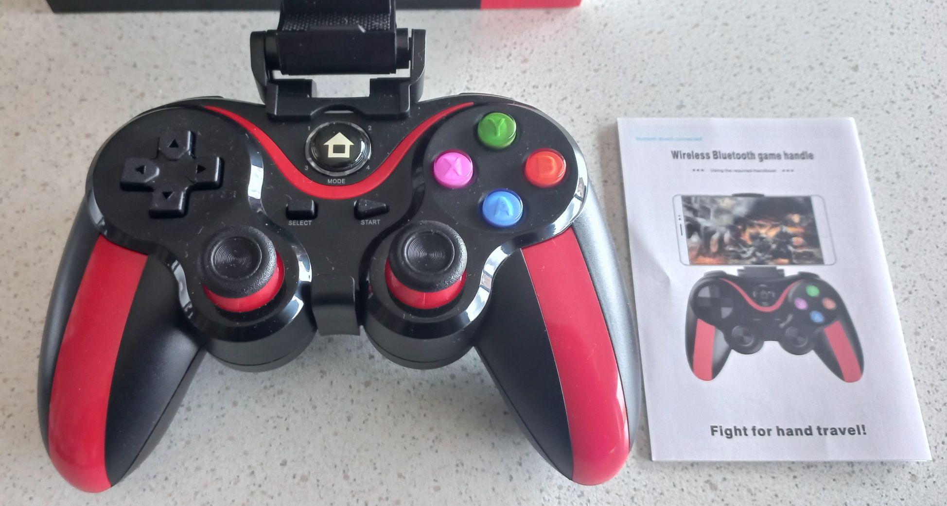 Comando Bluetooth Gamepad para telemóvel, Pc e Ps3