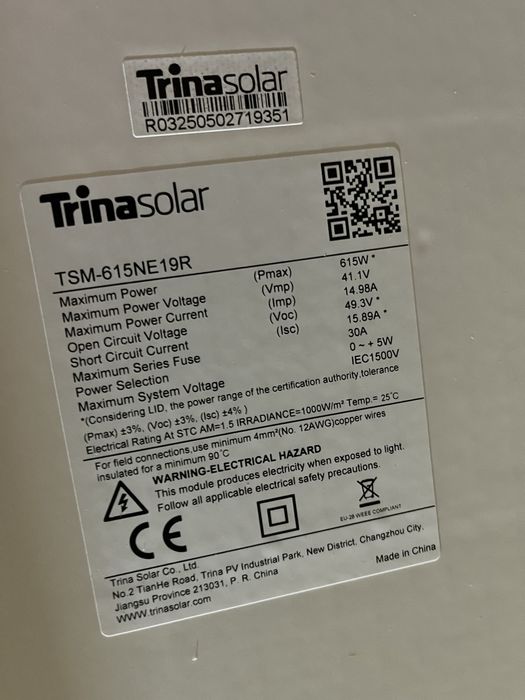 Сонячна панель Trina Solar