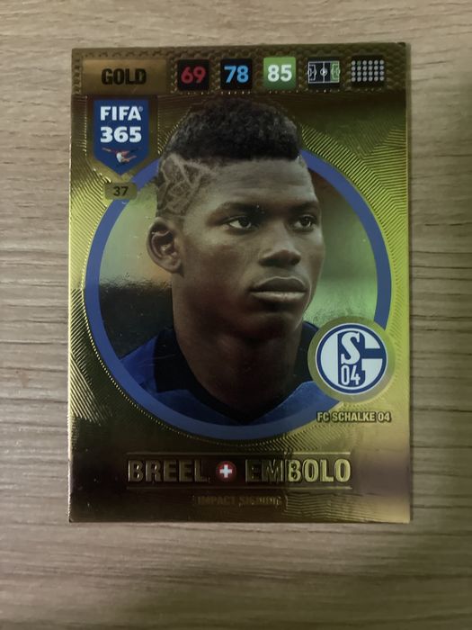 Karty pilkarskie Gold panini 365