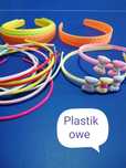 Opaski do włosów plastikowe i metalowe 5 sztuk