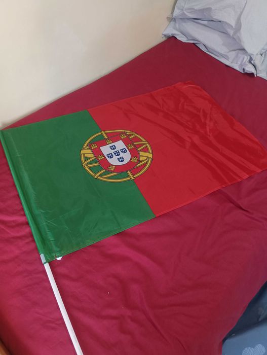 Bandeira Portugal com Cano