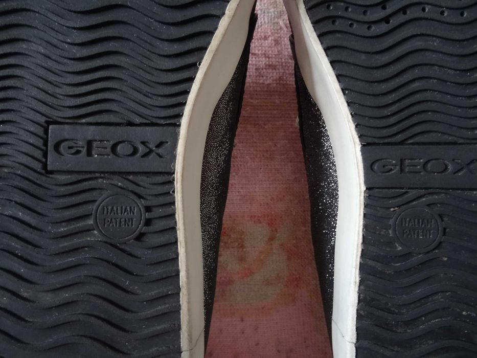 Слипоны женские/подростковые "Geox" р.37 (кожа)