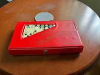 Jogo de dominós, material de resina