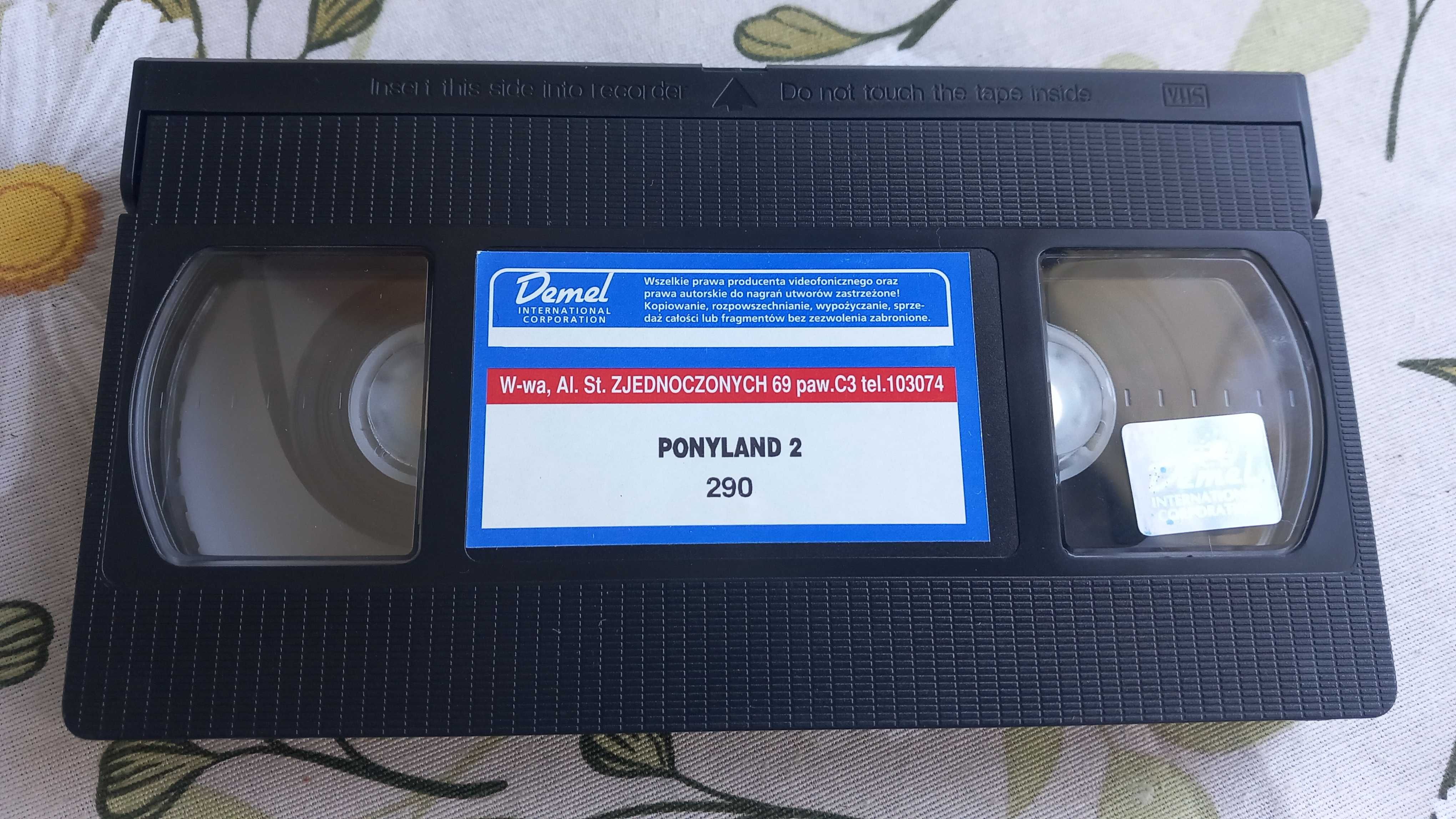 Kaseta VHS bajka Ponyland 2