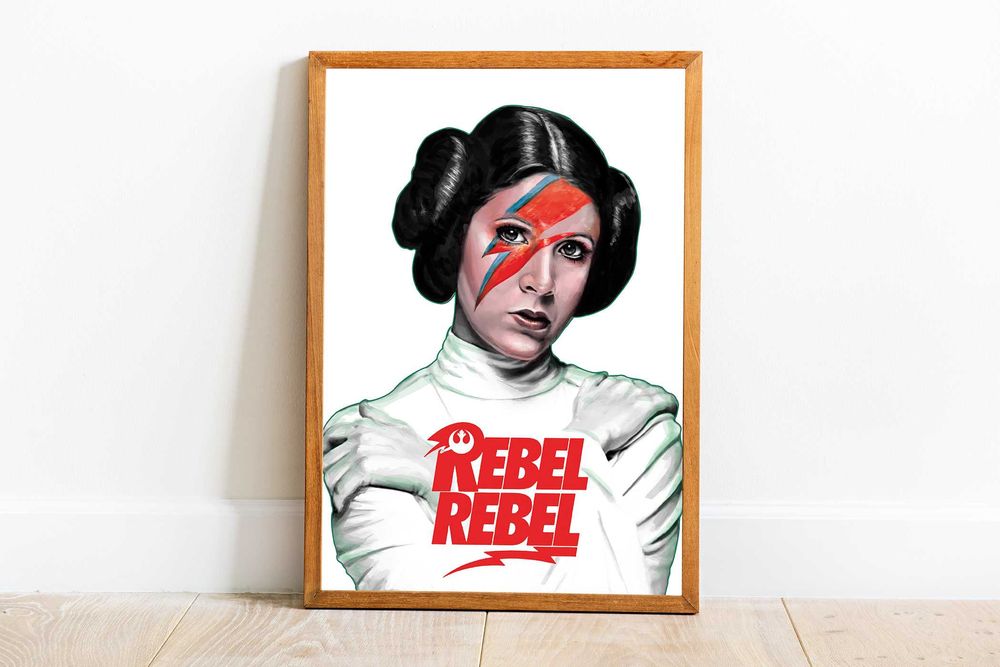 Księżniczka Leia Plakat A3 - Star Wars - trzecia sztuka GRATIS