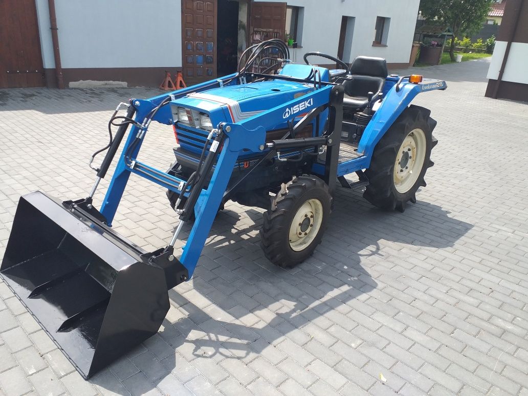 Mini Traktorek Iseki Landleader215 21km Wspomaganie Rewers 4x4 Z TUREM