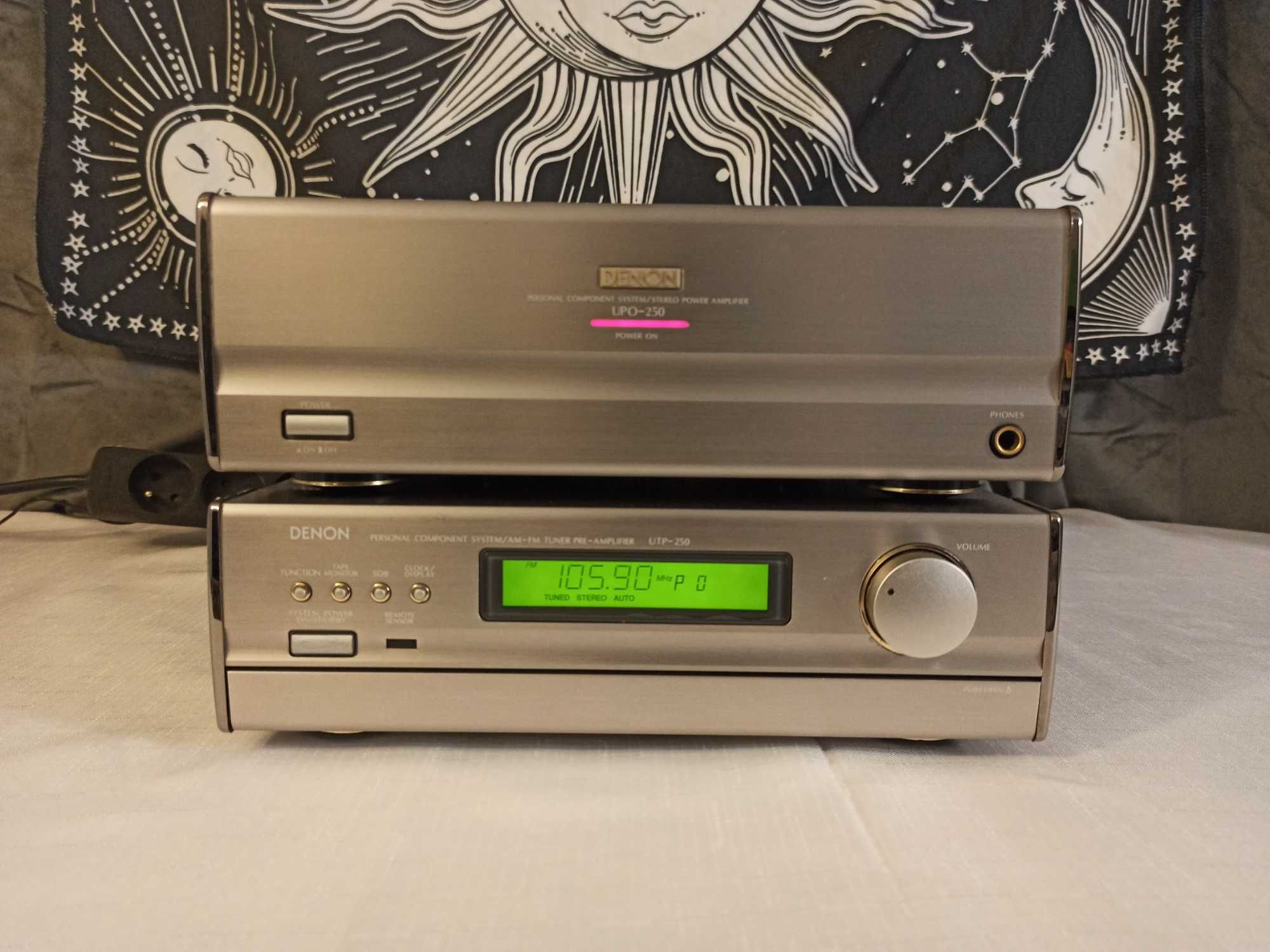 Wieża zestaw wzmacniacz DENON UPO-250 i przedwzmacniacz UTP-250