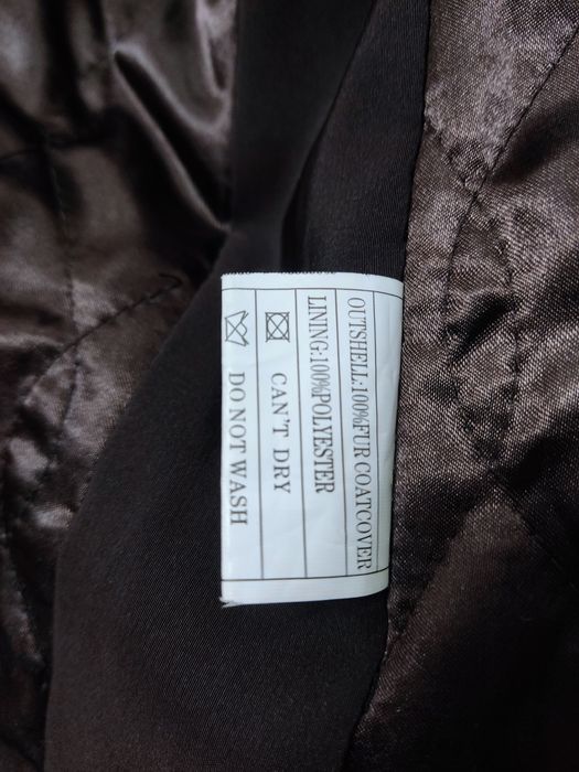 Шуба коротка з натурального хутра, 44 розмір,  молодіжна, коричнева