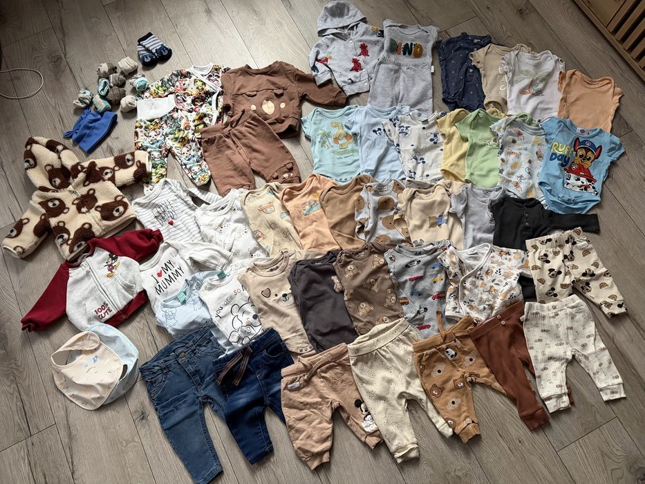 Paczka ciuchów dla chłopaka rozmiar 62