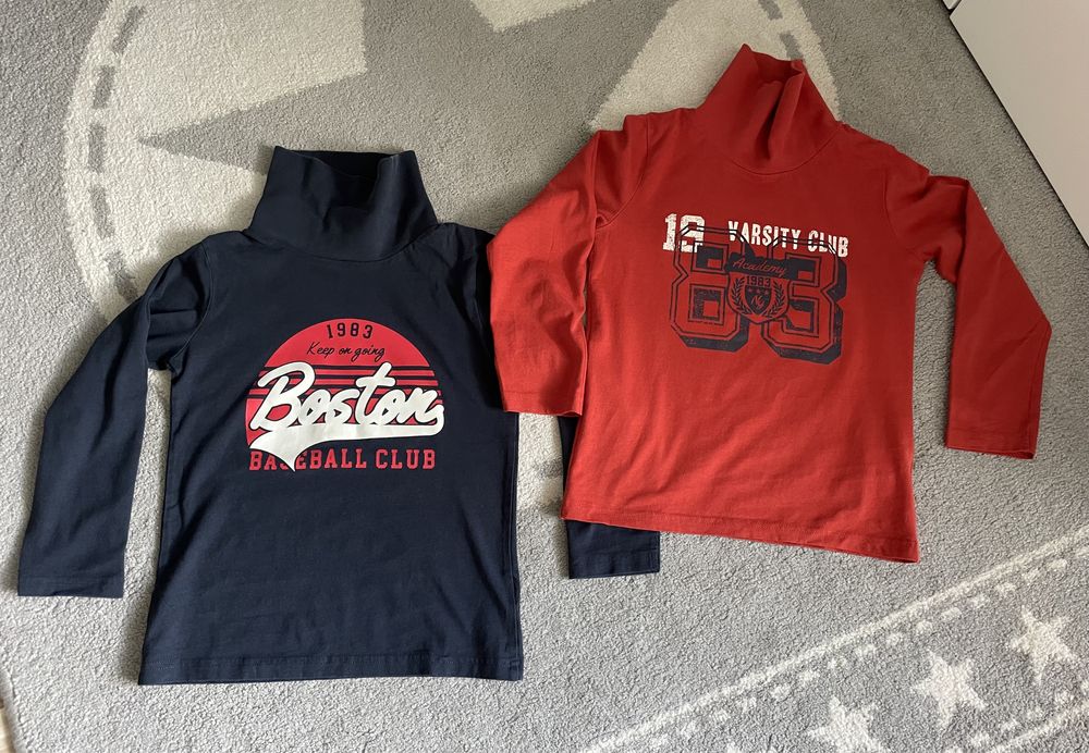 bluzki chłopięce z długim rękawem