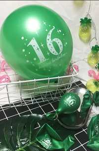 Святкові повітряні кульки 16 років,праздничные воздушные шарики 16 лет