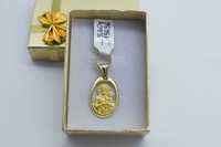 złota zawieszka medalik Matka Boska 585 5,60gram NOWA