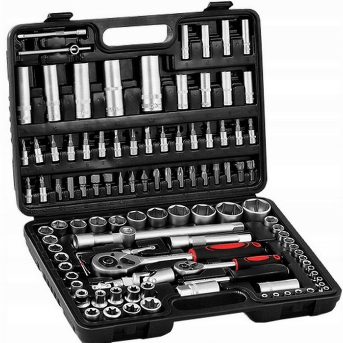 Zestaw Kluczy Nasadowych Narzędzi Klucze Nasadowe Torx Walizka Bity 10