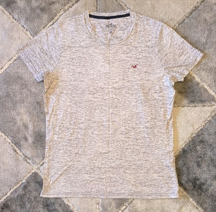Bluzka z krótkim rękawem damska, t-shirt damski, Hollister, S (36)