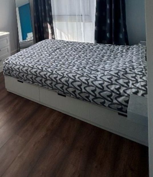 Rama łóżka łóżko NORDLI IKEA 160 x 200