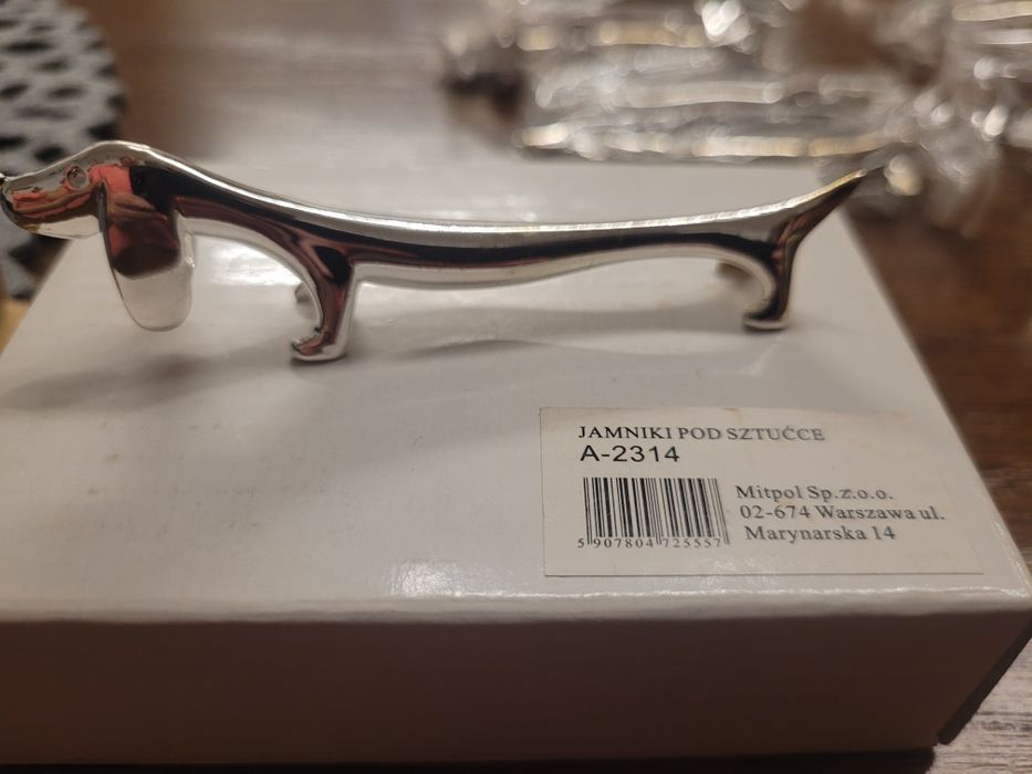 Dekoracja jamniki pod sztućce