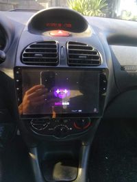 Auto Rádio Peugeot 206 GPS Bluetooth USB Android