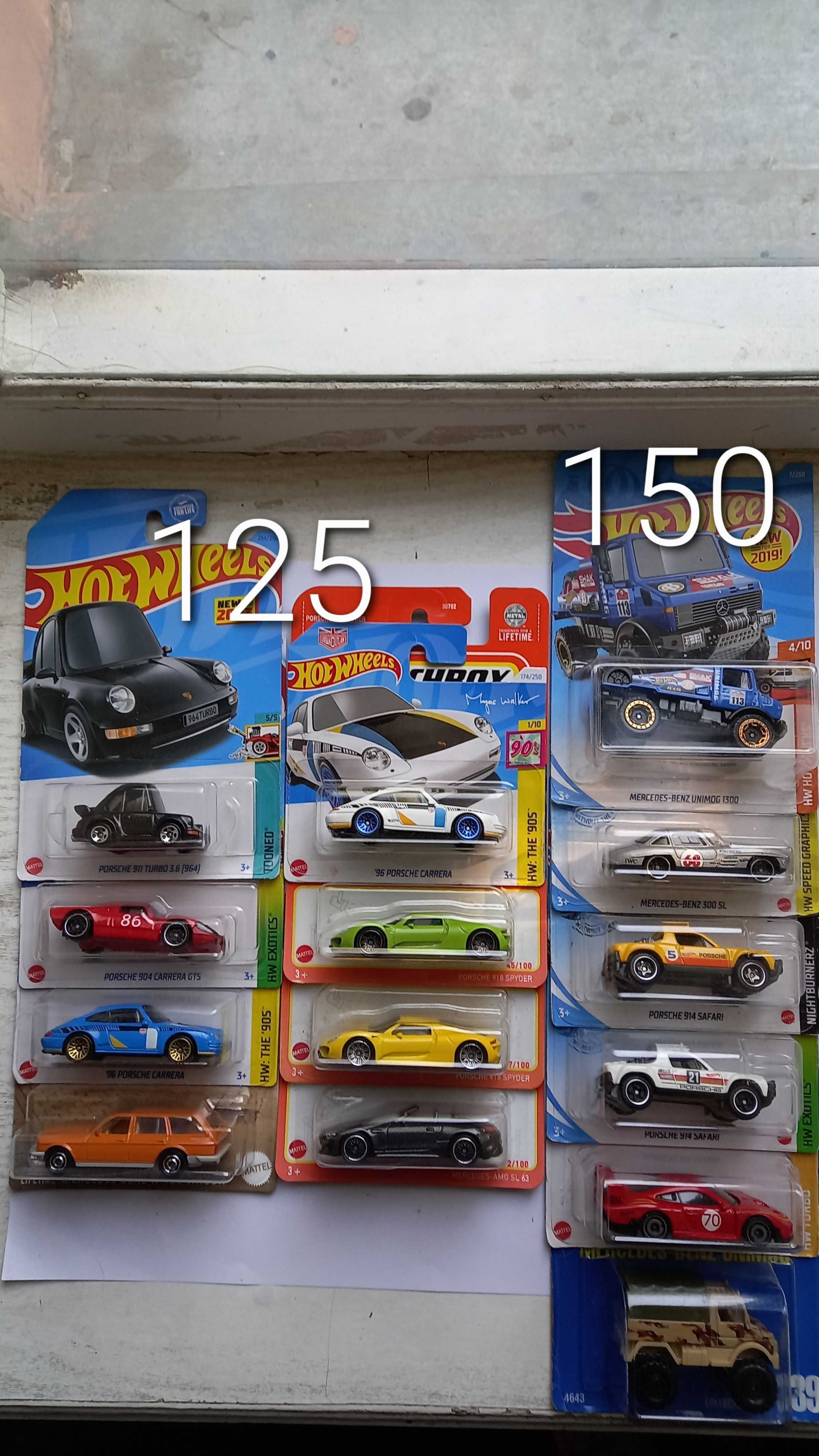 Hot wheels premium хот вілс преміум та мейн мерседес порше від 125 грн