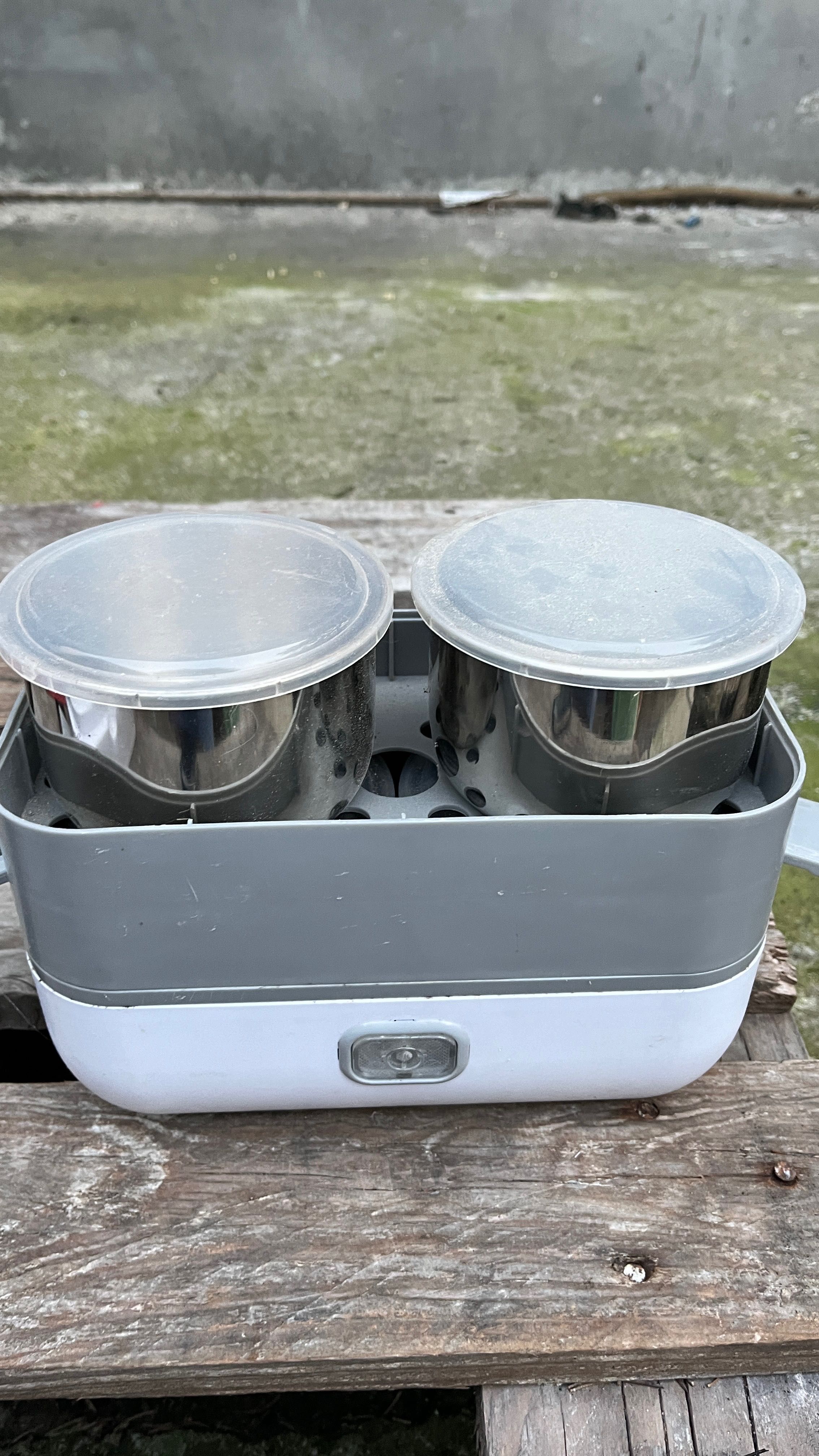 Lunchbox z podgrzewaczem na zupe na obiad na danie