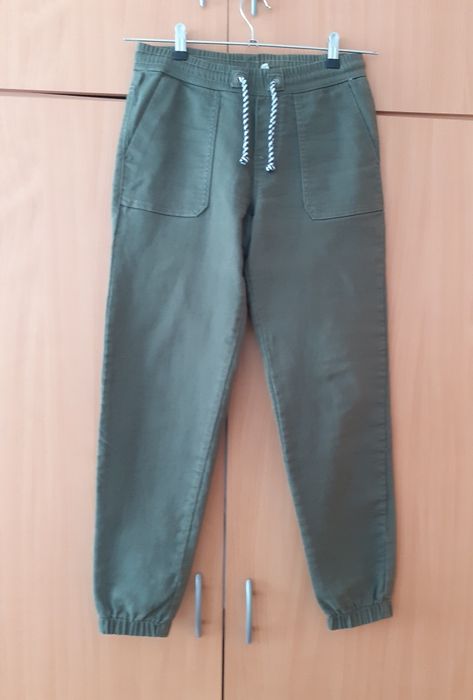 Spodnie jogery khaki BLUE MOTION r. M bawełna