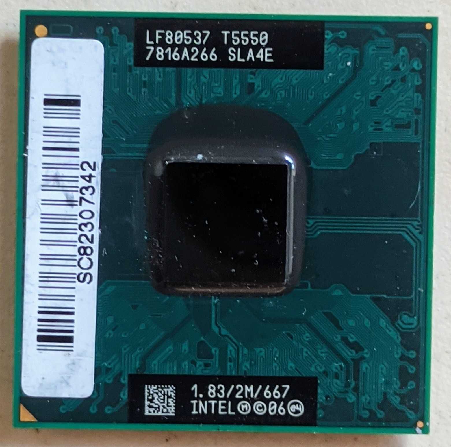 Процесор Intel Core 2 Duo T5550 1.833 GHz 667 MHz