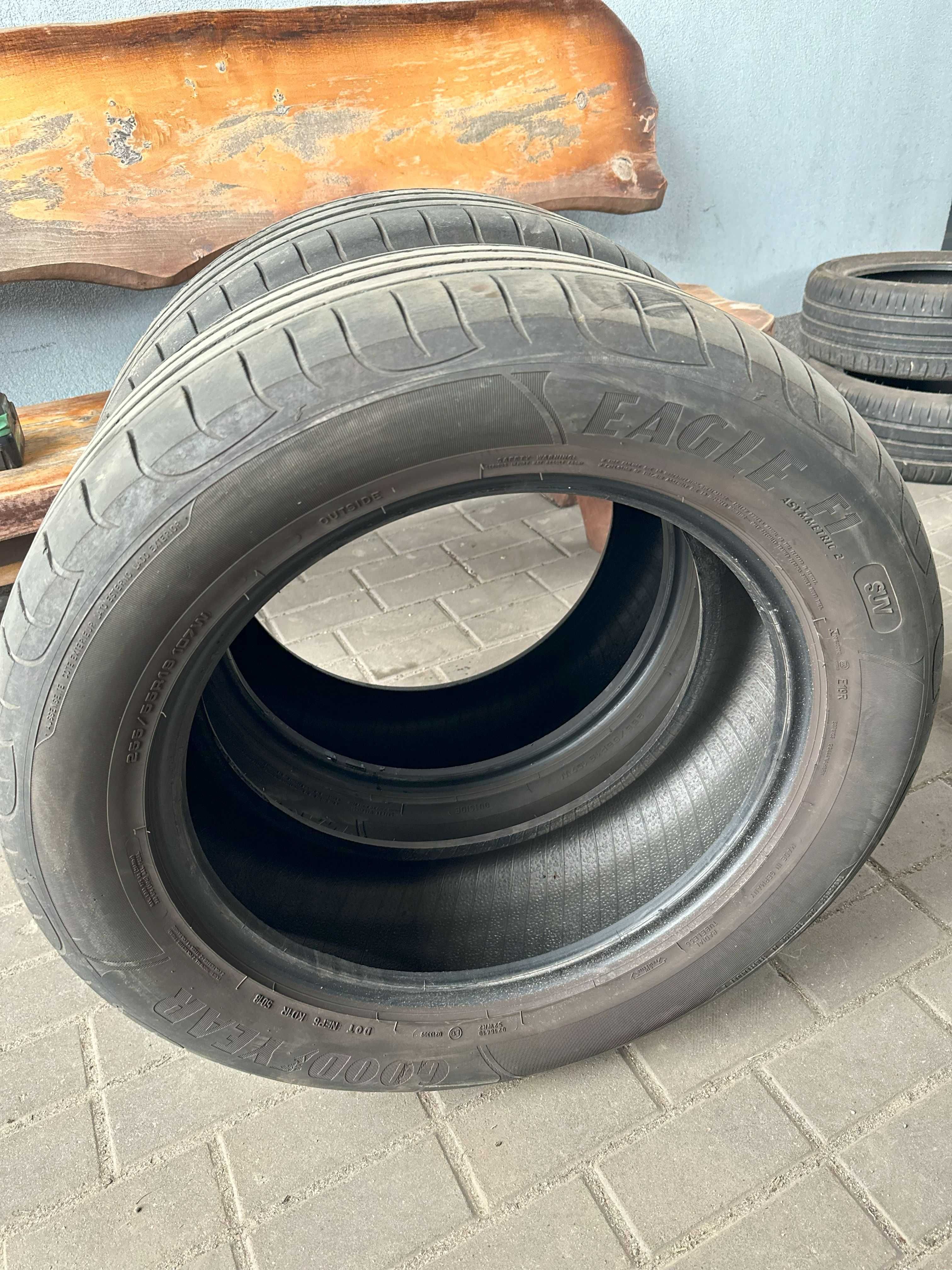 Opony letnie 2x Goodyear Eagle f1 255/55/19 107W