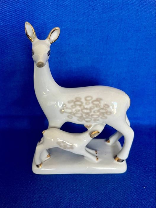 Статуэтки СССР: Мишка ЛФЗ Будёновец Олени Рыбка Мальчик Девочка Бюргер