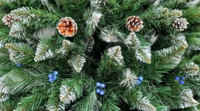 ‼️Акція‼️ Штучна ялинка "Елітна з Шишками" | Елка искусственная, ель