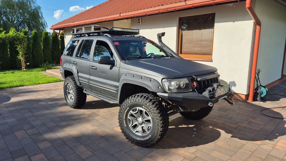 Jeep Grand Cherokee WJ 4,7 benzyna +LPG, zawieszenie Fox, Offroad lift
