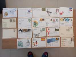 Filatelistyka - karty pocztowe, koperty pocztowe i znaczki