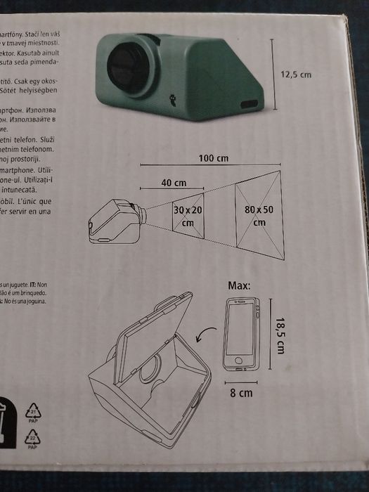 Projektor do smartfona