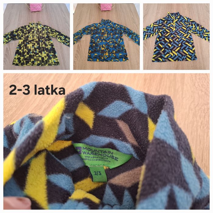 Zestaw polarów 2-3 latka r. 92/98