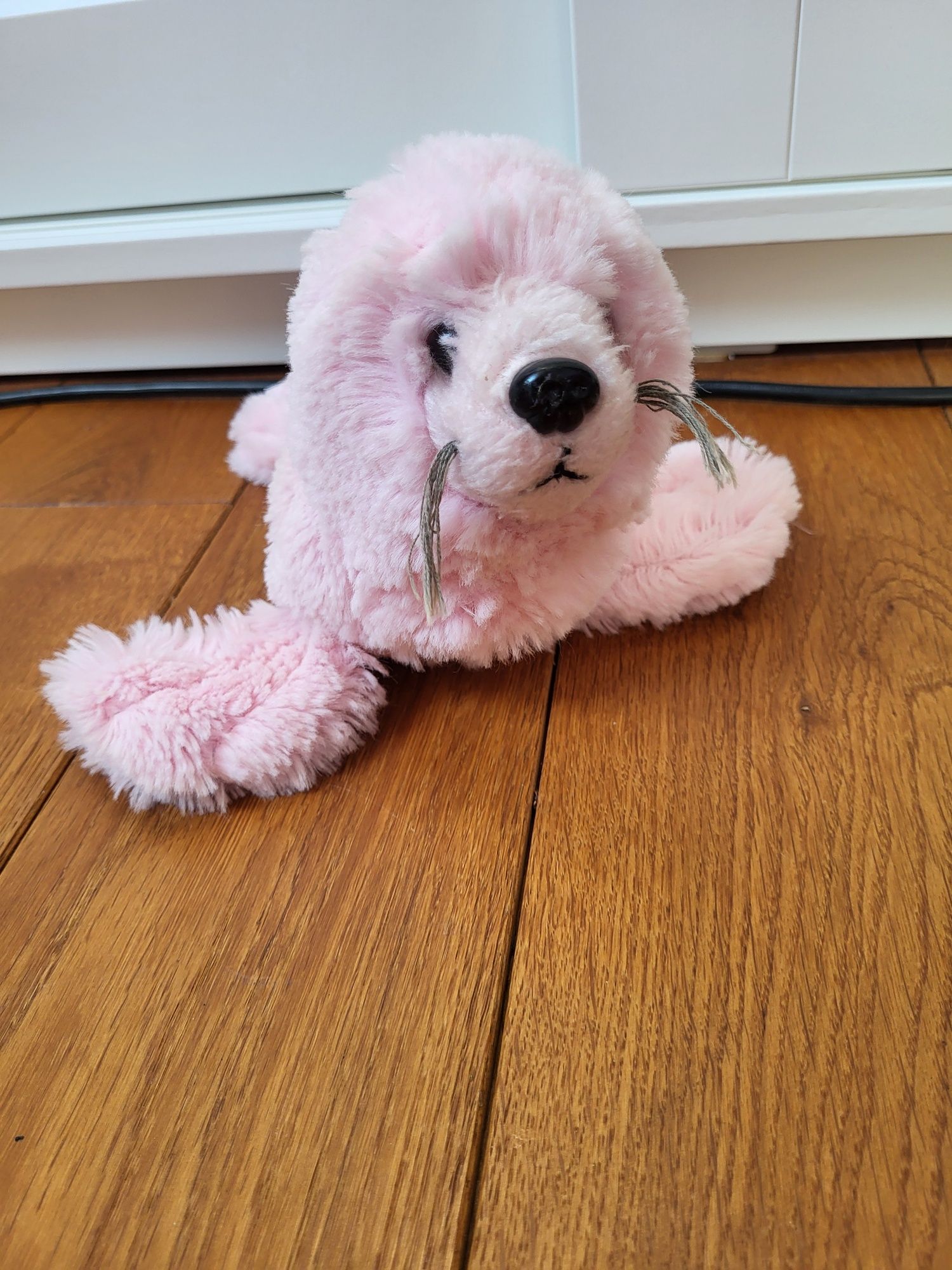 zestaw pluszaków foczka i alpaka/lama, zestaw maskotek