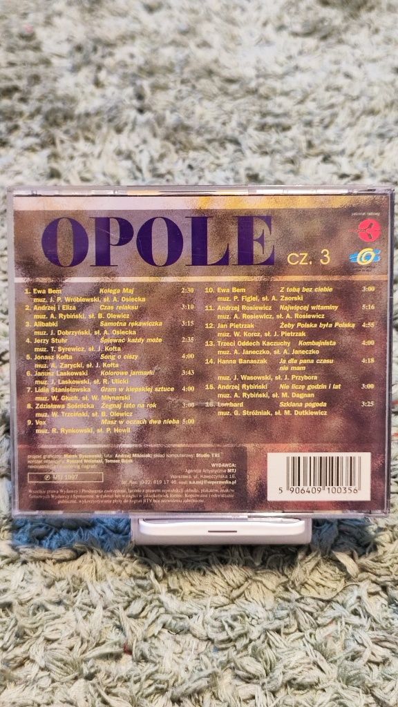 OPOLE Antologia Piosenki Polskiej cz. 3 płyta CD