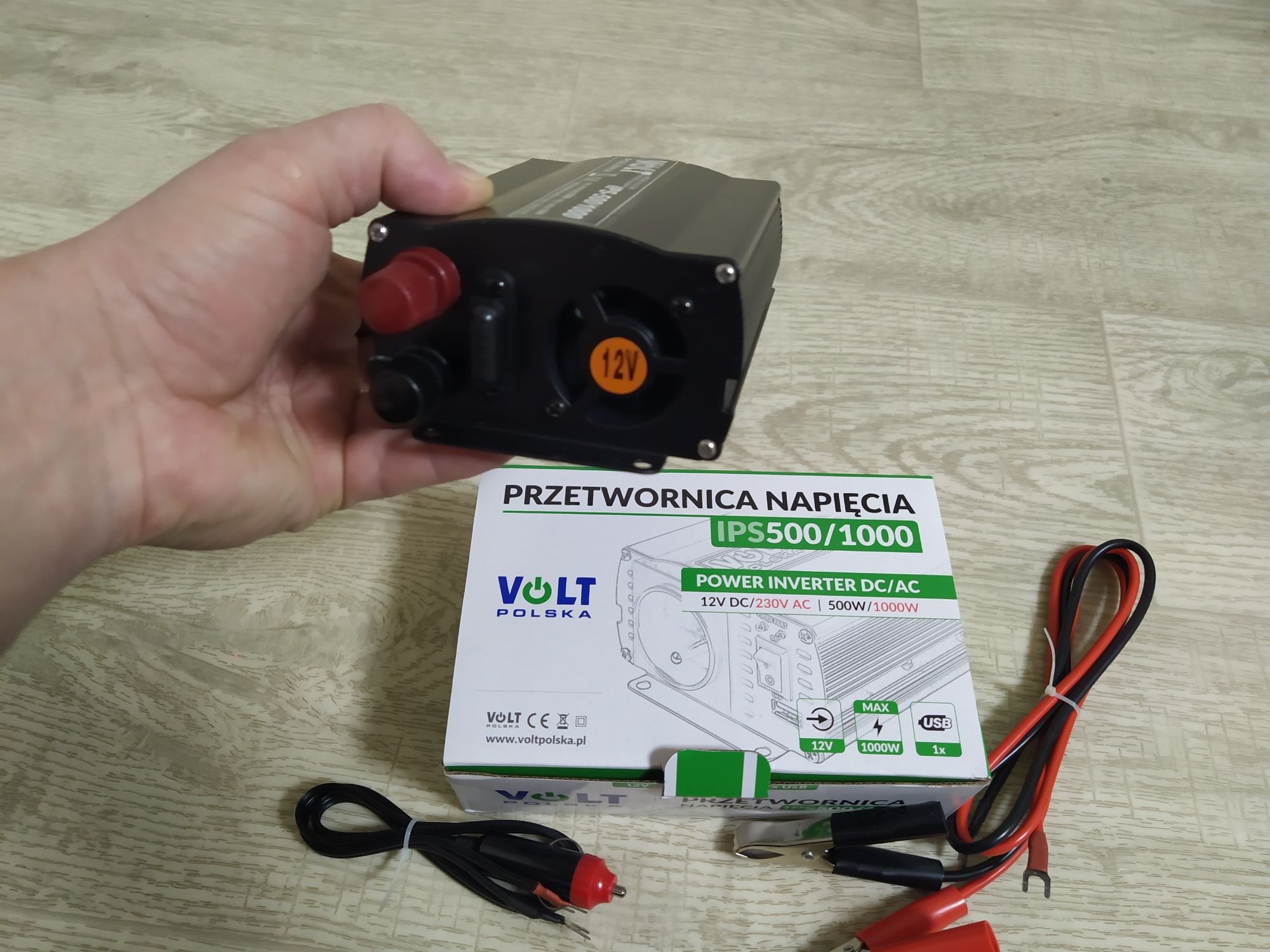 Перетворювач напруги (інвертор) VOLT IPS 1000 12V- 220V + USB