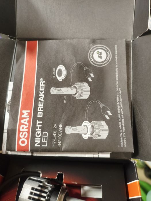 Żarówkii Osram Night Breaker LED H7