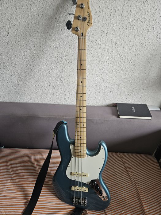 Fender Player Jazzbass MN TPN + 2x Merlin Bass Humbucker