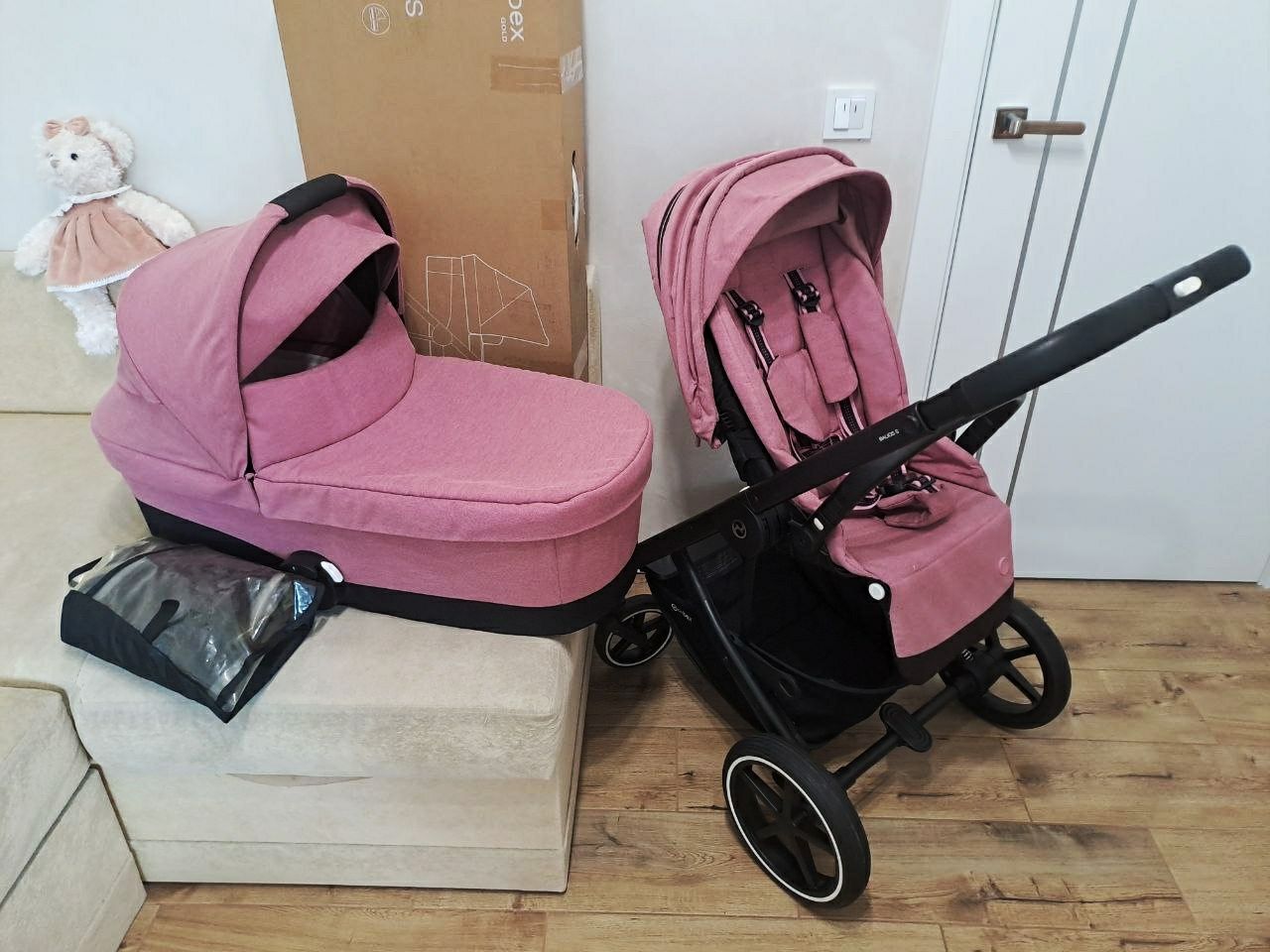 Коляска Cybex balios s pink 2 в 1