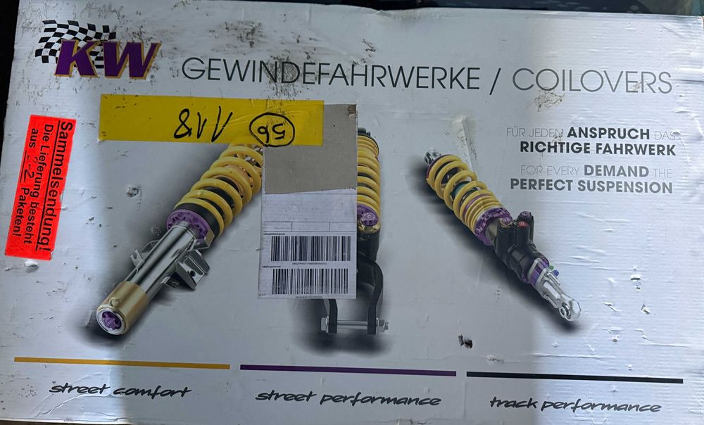 Комплект койловерів KW V5 Clubsport 30901200EB