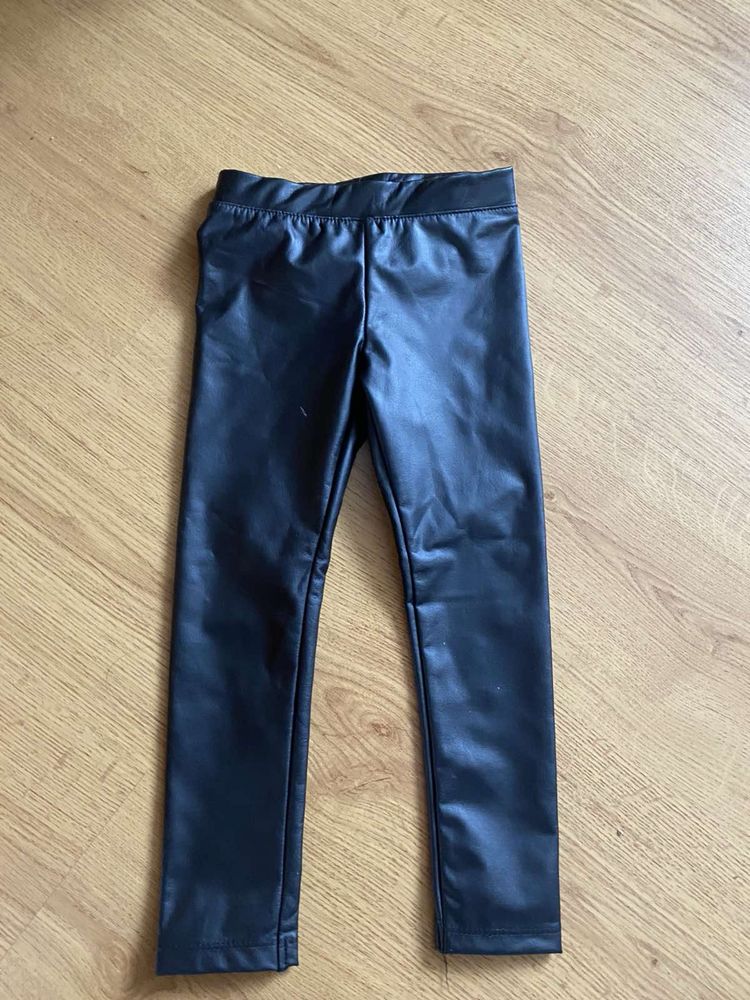 Штани штанишки кожзам кожані hm 92 98 брюки джинси