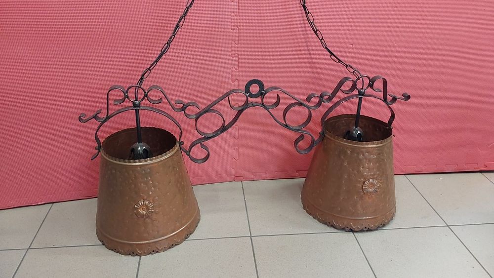 Stara lampa wisząca, żyrandol