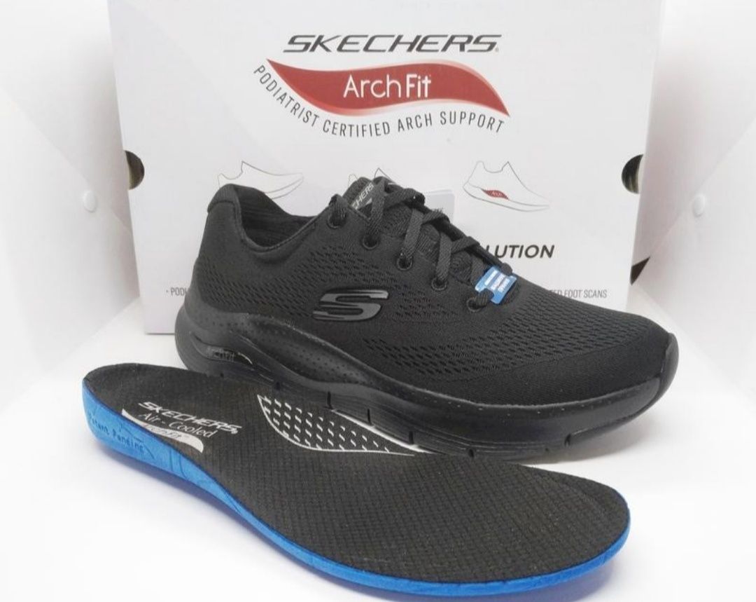 дышащие 27,5см кроссовки Skechers Arch Fit оригинал